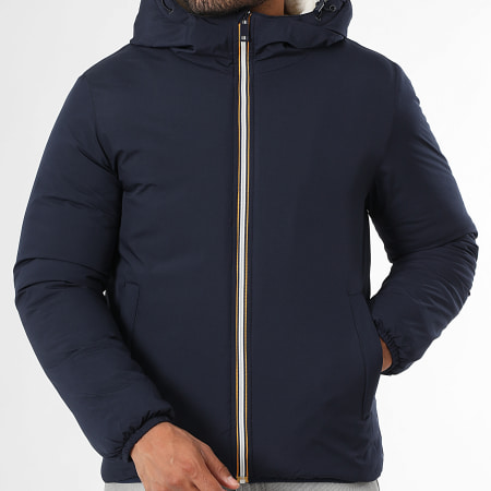LBO - Parka Courte Capuche 0002 Bleu Marine