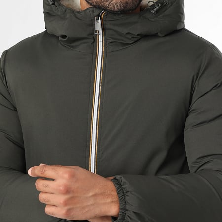 LBO - Parka Courte Capuche 0003 Vert Kaki