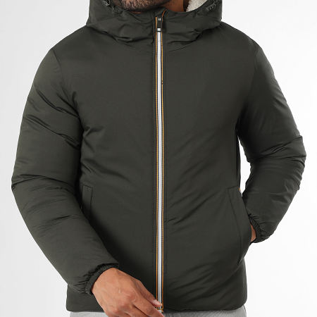 LBO - Parka Courte Capuche 0003 Vert Kaki