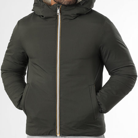 LBO - Parka Courte Capuche 0003 Vert Kaki