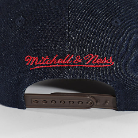 Mitchell and Ness - Gorra Jean HP9529 Chicago Bulls Azul Crudo Marrón