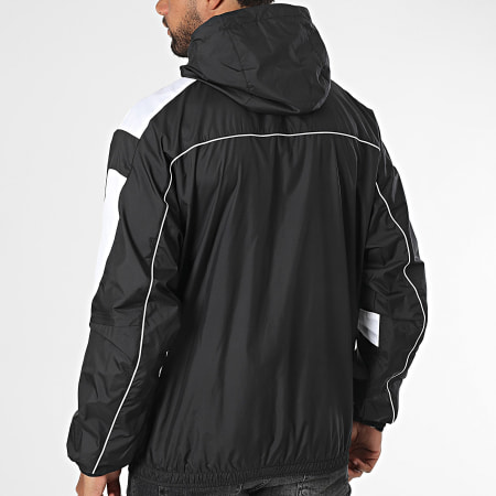 Puma - BMW Motorsport 630611 Chaqueta negra a rayas con capucha y cremallera
