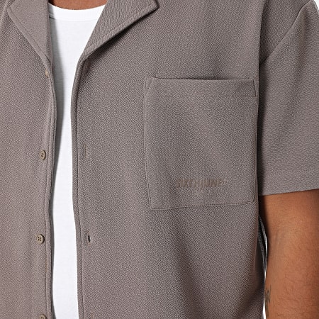 Sixth June - Camisa marrón de manga corta