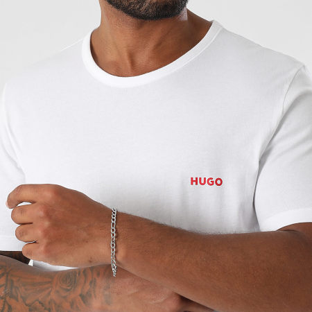 HUGO - Lot De 3 Tee Shirts 50532811 Blanc Noir Rose