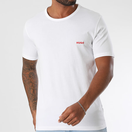 HUGO - Lot De 3 Tee Shirts 50532811 Blanc Noir Rose