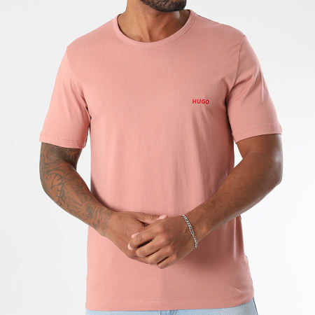 HUGO - Lot De 3 Tee Shirts 50532811 Blanc Noir Rose