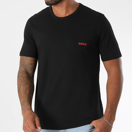 HUGO - Lot De 3 Tee Shirts 50532811 Blanc Noir Rose