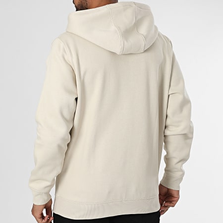Tommy Jeans - Sweat Zippé Capuche Flag Zip 0743 Beige