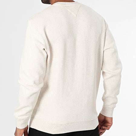 Tommy Jeans - Sweat Crewneck Linear 0249 Beige Chiné