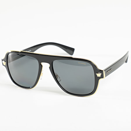 Versace - Lunettes De Soleil VE2199 Noir Doré
