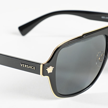Versace - Lunettes De Soleil VE2199 Noir Doré