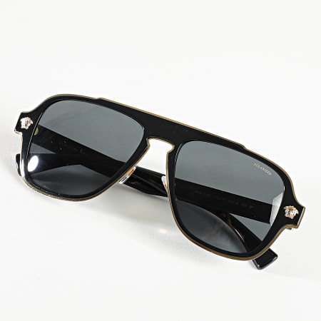 Versace - Lunettes De Soleil VE2199 Noir Doré