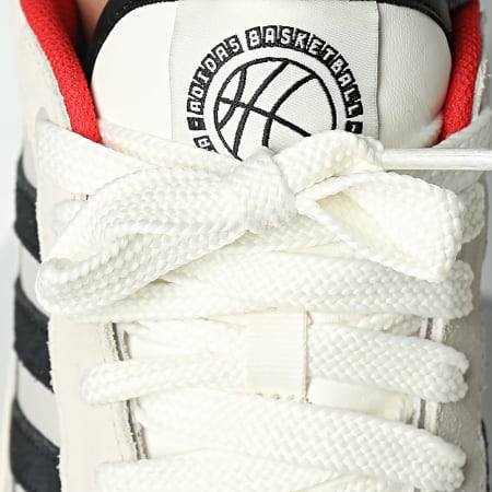 Adidas Sportswear - Baskets Rapid Court Low JR3158 Grey One Core Black Collegiate Red