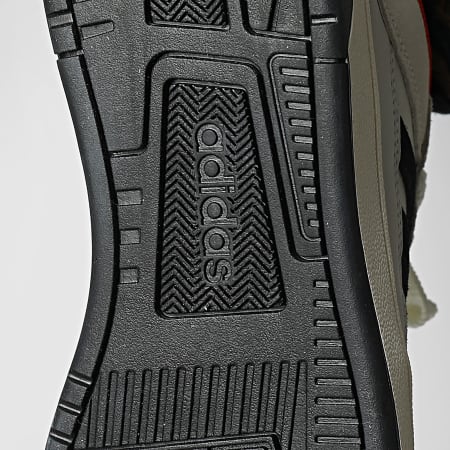 Adidas Sportswear - Baskets Rapid Court Low JR3158 Grey One Core Black Collegiate Red