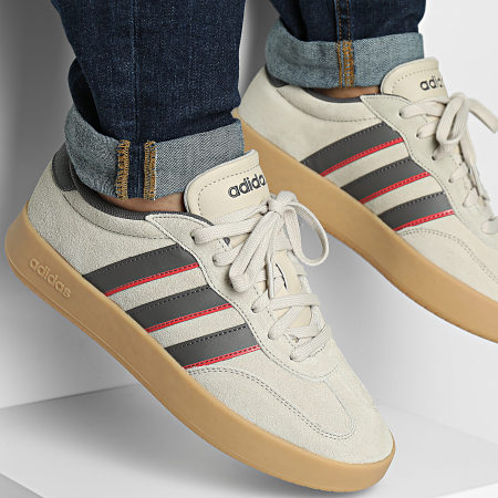 Adidas Sportswear - Baskets Barreda JP7100 Wonder Beige Charcoal Semi Lucid Red