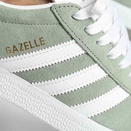 Adidas Originals - Baskets Gazelle JH5384 Silver Green Footwear White Gold Metallic