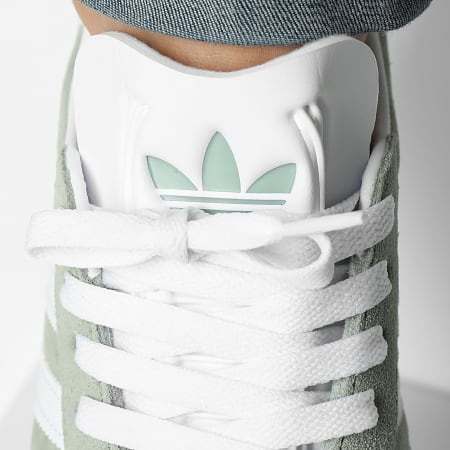Adidas Originals - Baskets Gazelle JH5384 Silver Green Footwear White Gold Metallic
