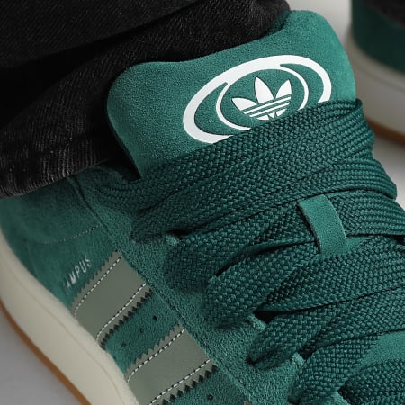 Adidas Originals - Baskets Campus 00s JH8794 Collegiate Green Zilver Groen Off White