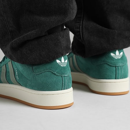 Adidas Originals - Baskets Campus 00s JH8794 Collegiate Green Zilver Groen Off White