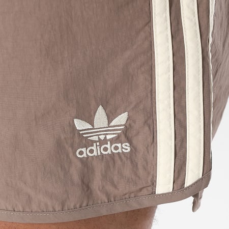 Adidas Originals - Short Jogging A Bandes Sprinter JP1021 Marron Clair