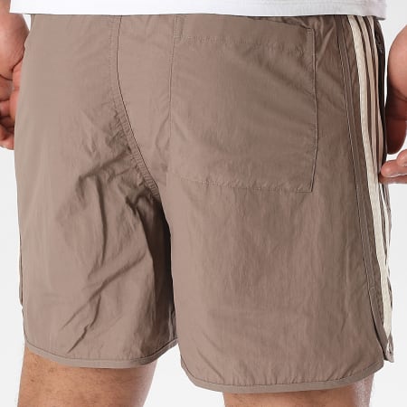 Adidas Originals - Short Jogging A Bandes Sprinter JP1021 Marron Clair