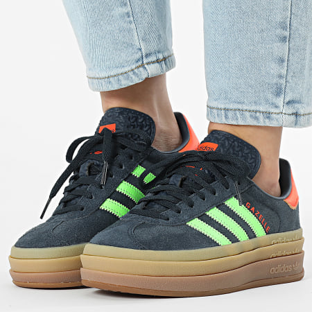 Adidas Originals - Baskets Femme Gazelle Bold W JH9667 Aurora Ink Solar Orange Gum 5