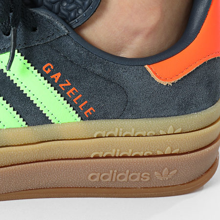 Adidas Originals - Baskets Femme Gazelle Bold W JH9667 Aurora Ink Solar Orange Gum 5