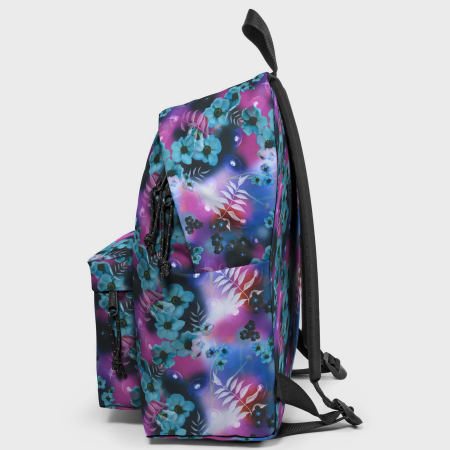 Eastpak - Sac A Dos Padded Pak'r Dreamy Flowers Violet Bleu