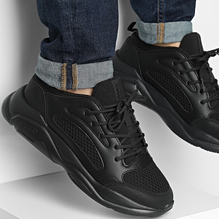 HUGO - Zapatillas Leon Runner 50536261 Negro