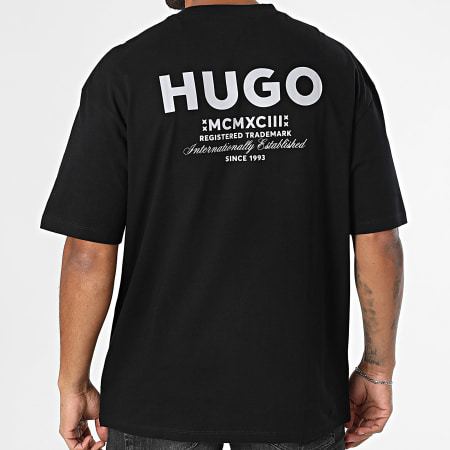 Hugo Blue - Tee Shirt Oversize Nalono 50509776 Noir