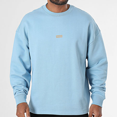 Hugo Blue - Sweat Crewneck Naviu 50510732 Bleu Clair