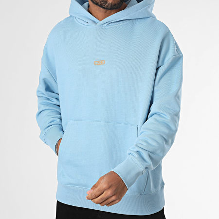 Hugo Blue - Sweat Capuche Nazardo 50510724 Bleu Clair