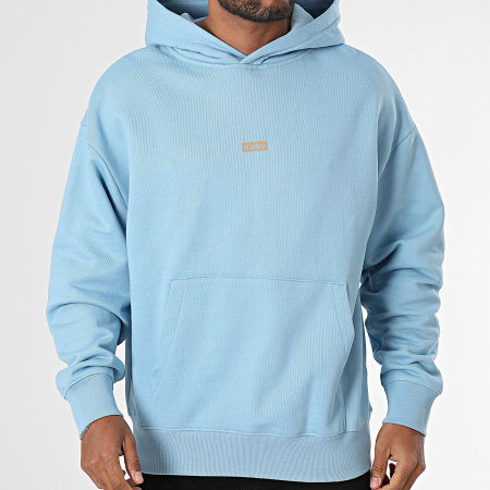 Hugo Blue - Sweat Capuche Nazardo 50510724 Bleu Clair