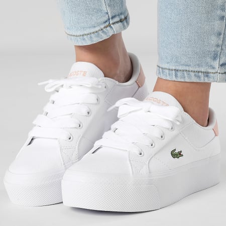Lacoste Baskets Femme Ziane Platform 125 White Light Pink LaBoutiqueOfficielle