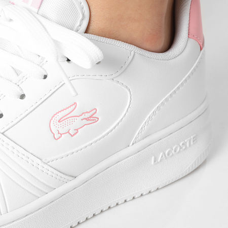 Lacoste - Zapatillas Mujer L001 Set 224 Blanco Rosa Claro