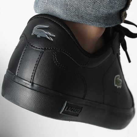 All black lacoste discount