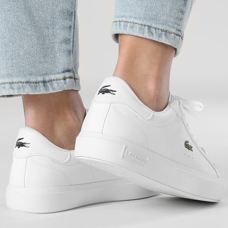 Lacoste - Zapatillas Powercourt 0721 Blanco, mujer