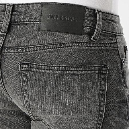 Only And Sons - Jean Slim Loom Noir