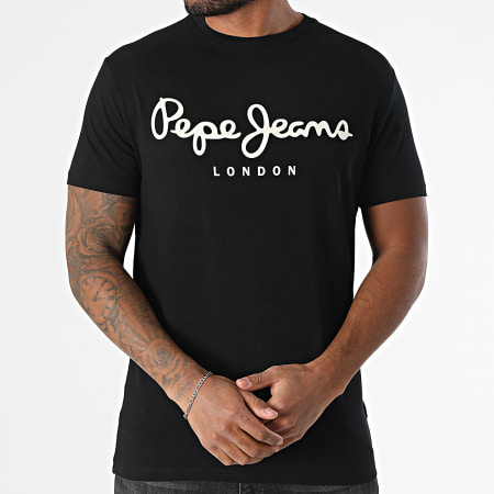 Pepe Jeans - Tee shirt Original Stretch Noir