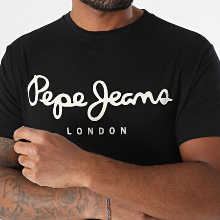 Pepe Jeans - Tee shirt Original Stretch Noir