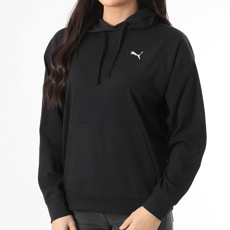 Puma Sweat Capuche Femme Elevated 685023 Noir LaBoutiqueOfficielle
