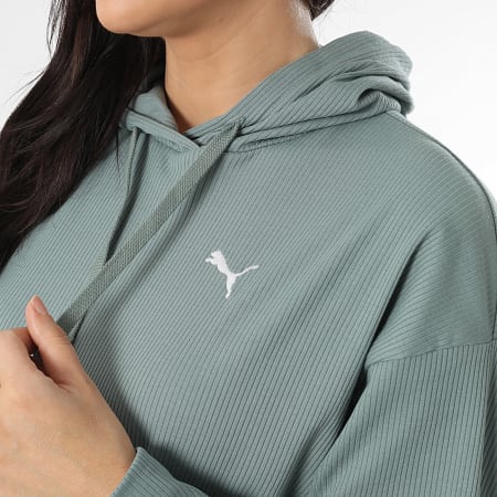 Felpa puma verde donna store