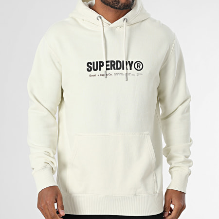 Superdry Utility Sport Hoodie M2014037A Ecru Ryses