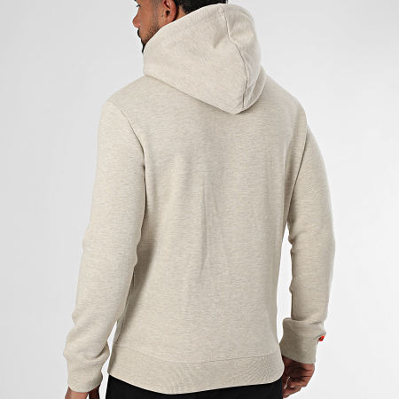 Superdry - Sudadera con capucha Heritage M2014122A Beige