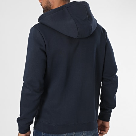 Teddy Smith - Sweat Zippé Capuche Giclass Jim 10917009D Bleu Marine