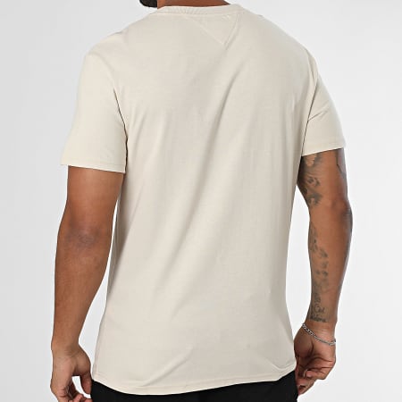 Tommy Jeans - Tee Shirt Signature 1109 Beige