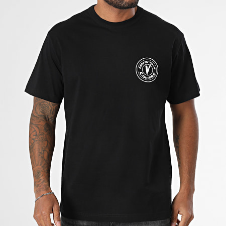 Versace Jeans Couture - Tee Shirt Cotton Jersey 78GAHE07-CJ00E Noir