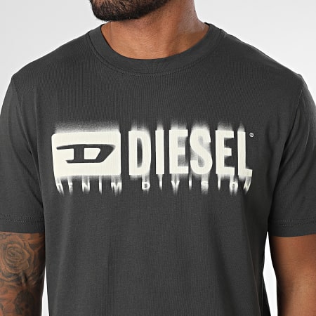 Diesel - Tee Shirt Adjust Q7 A15398-0GRAI Anthracite Grey