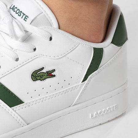 Lacoste - T-Clip Set 224 Blanco Verde Oscuro Zapatillas Mujer