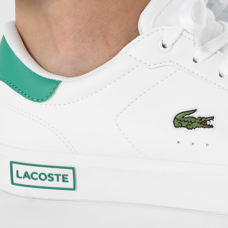 Lacoste - Baskets Femme Powercourt 224 White Green